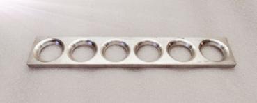 Flanschplatte R32 Turbo Ansaugbrücke mit gefrästen Einlaufradien